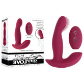 Evolved COME ON OVER - Burgundy  15.9 cm USB Rechargeable Vibrator with Wireless Remote